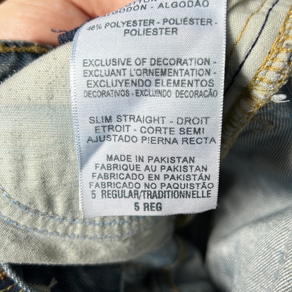 Levi’s Slim Straight Fit 5 Regular Jeans - Picture 6 of 6